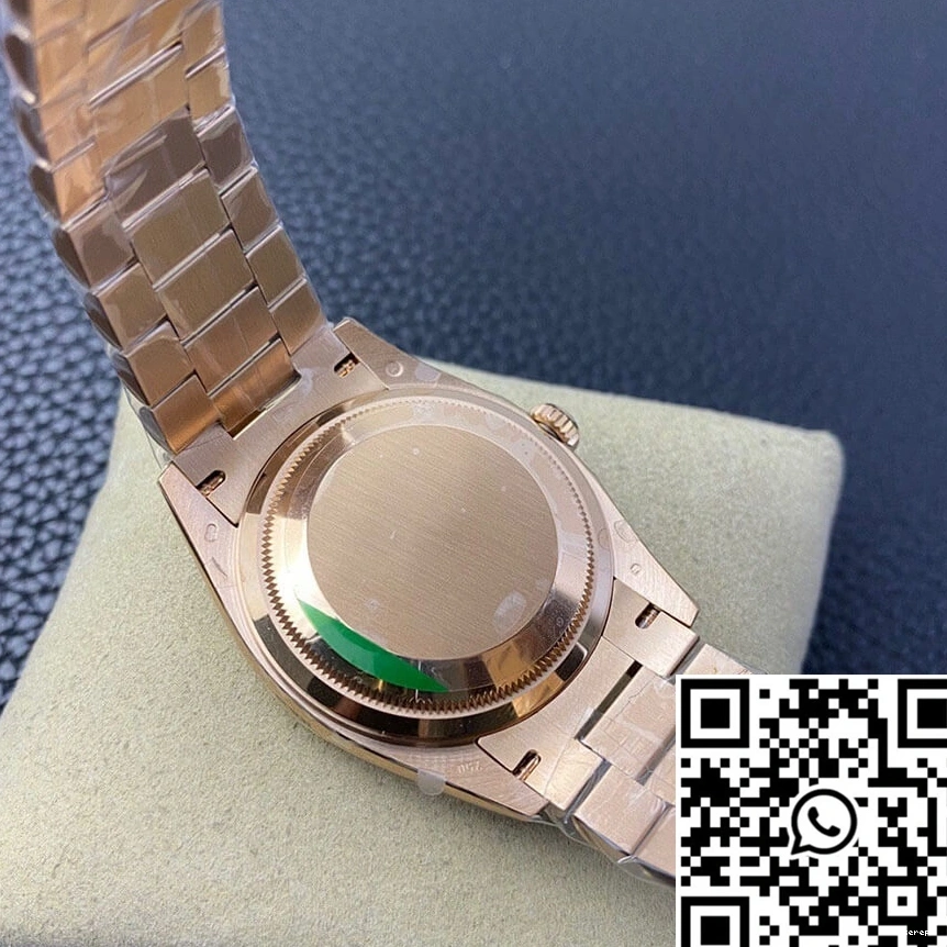Day Gold EW Rolex Factory Date Rose 118235 0128